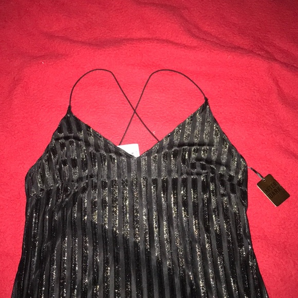 Velvet Stripe Dress - Picture 7 of 8